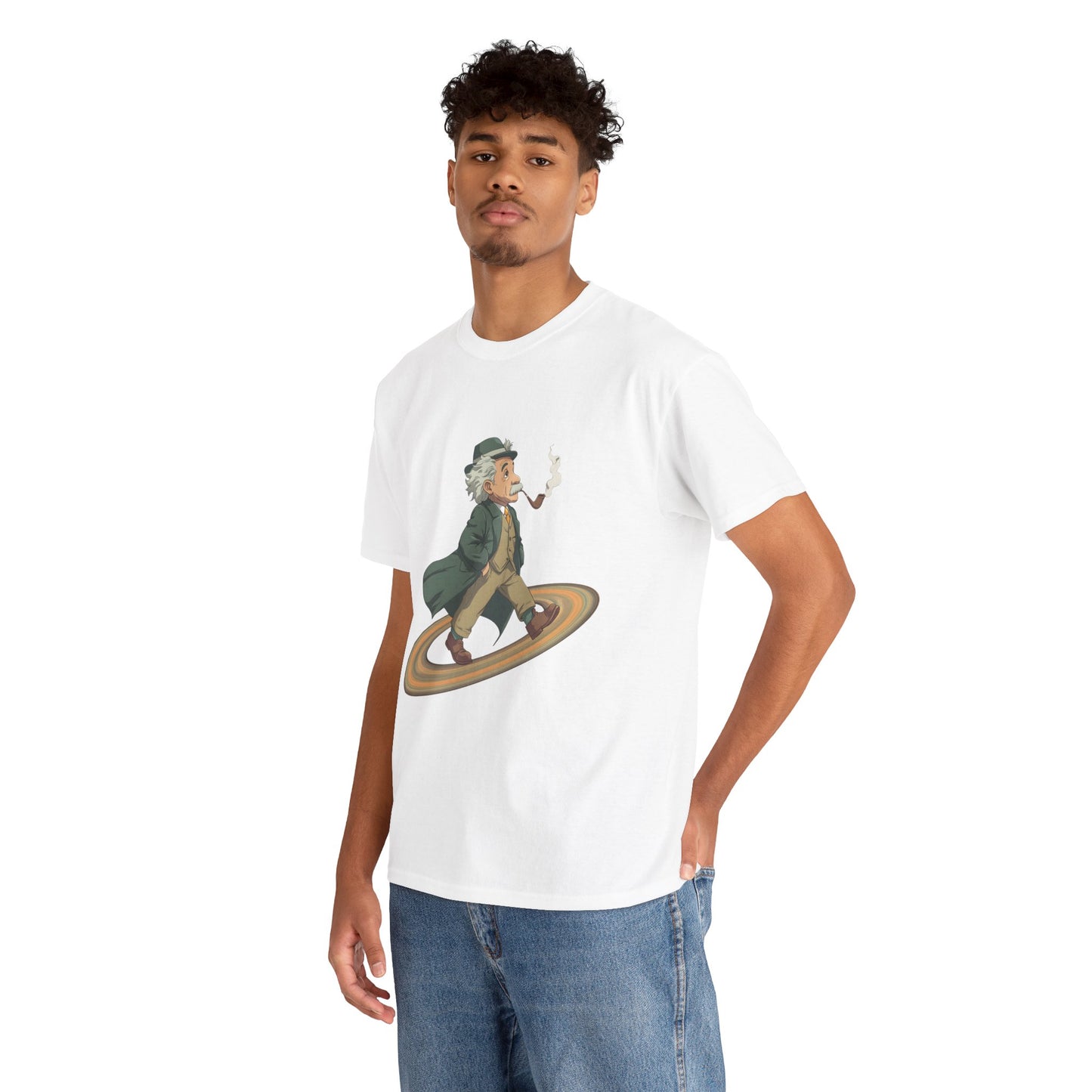 Einstein On Saturn Graphic Tee