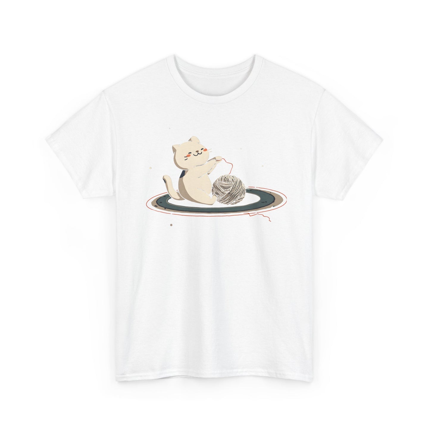 Cat On Saturn Graphic Tee