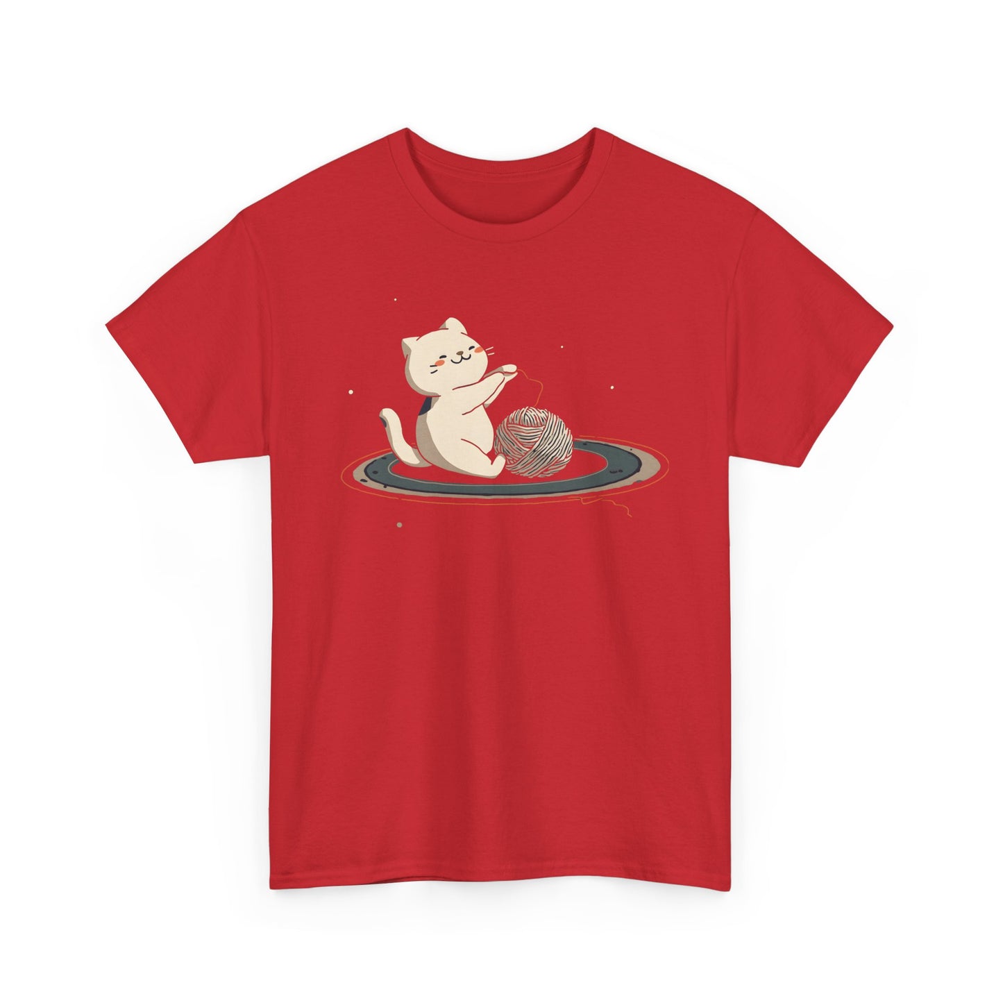 Cat On Saturn Graphic Tee