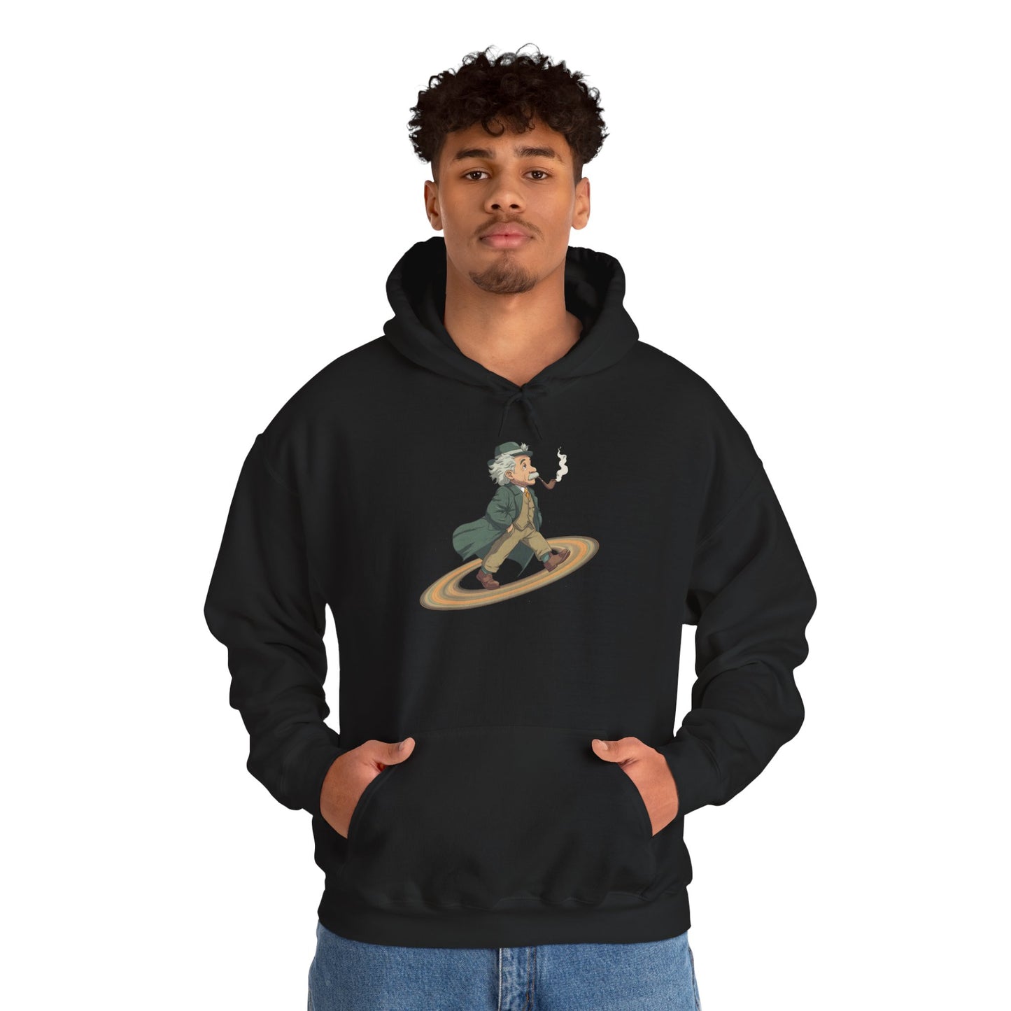 Einstein on Saturn Hoodie