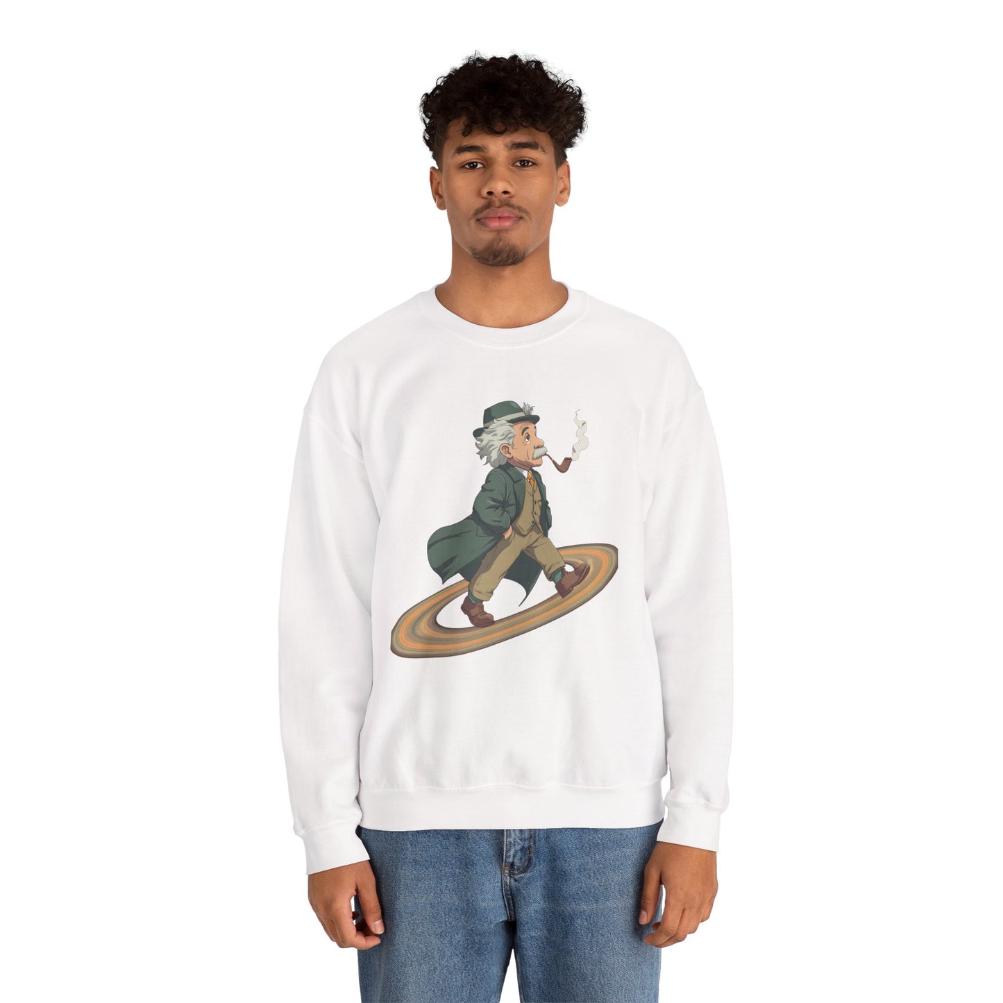 Einstein on Saturn Sweatshirt