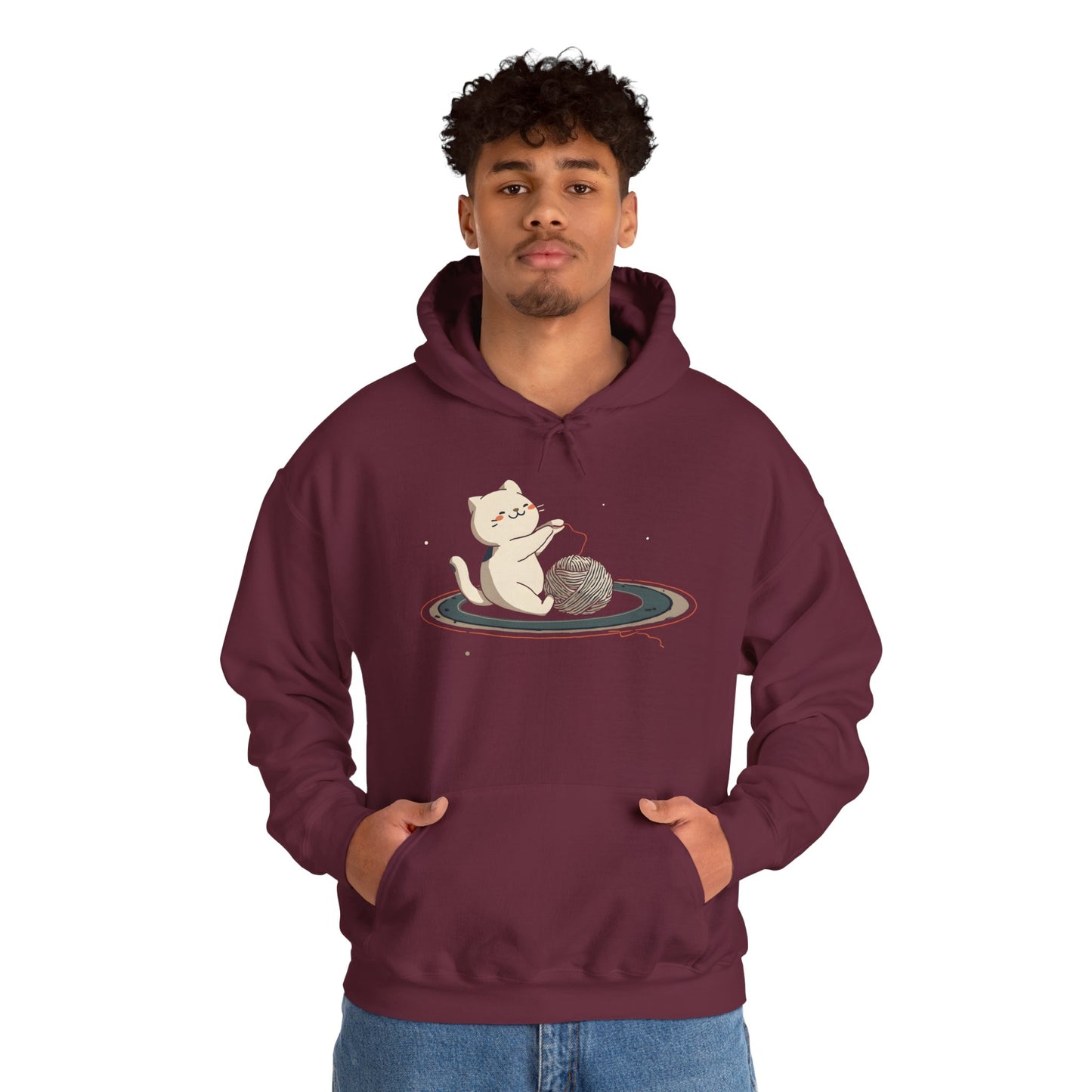 Cat on Saturn Hoodie