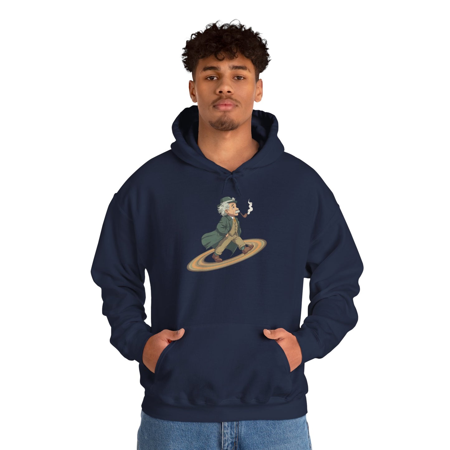 Einstein on Saturn Hoodie