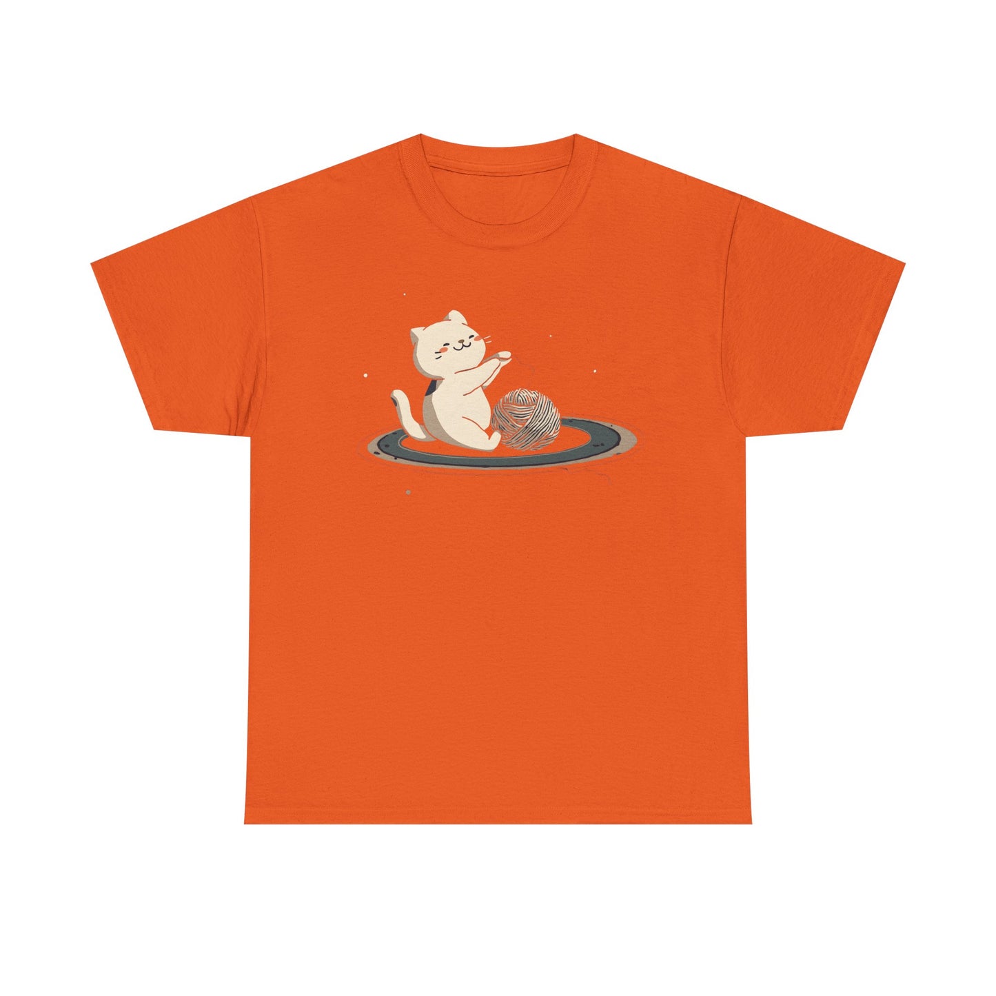Cat On Saturn Graphic Tee