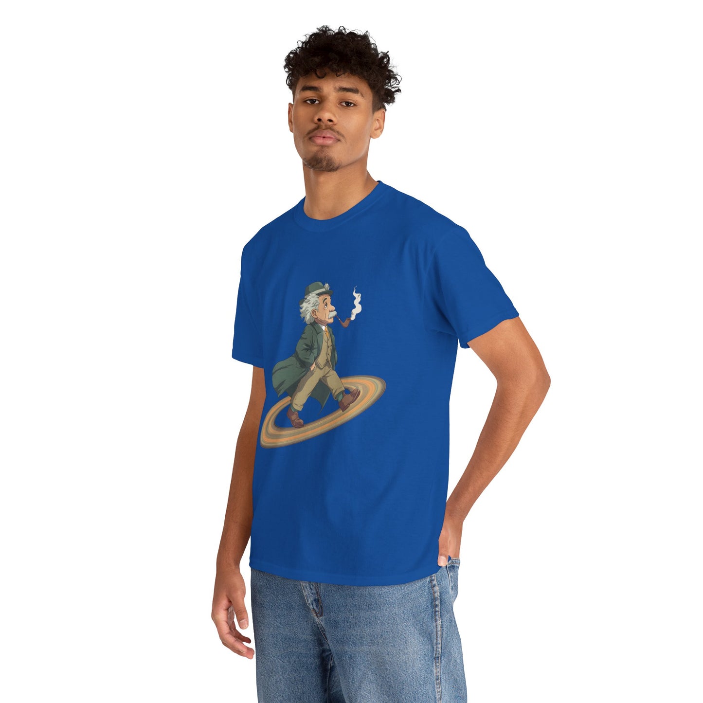 Einstein On Saturn Graphic Tee