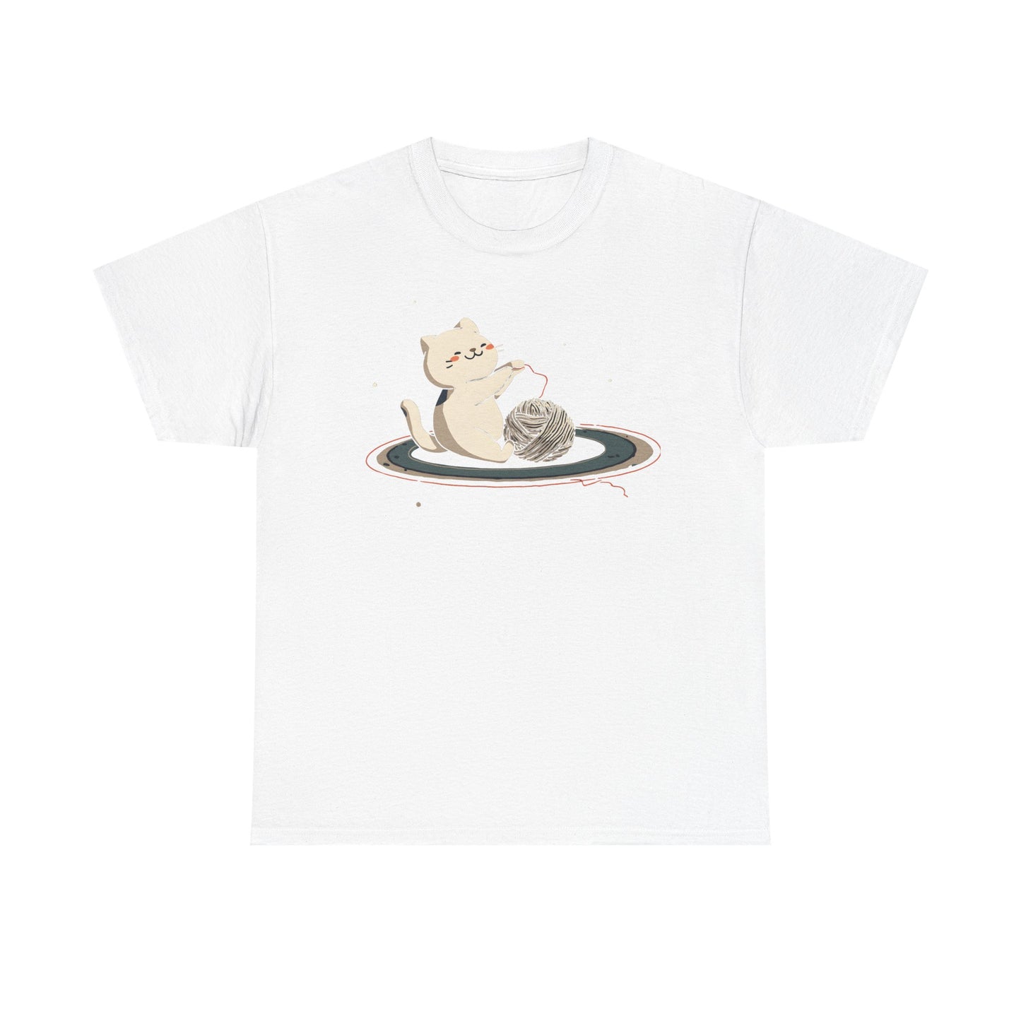 Cat On Saturn Graphic Tee