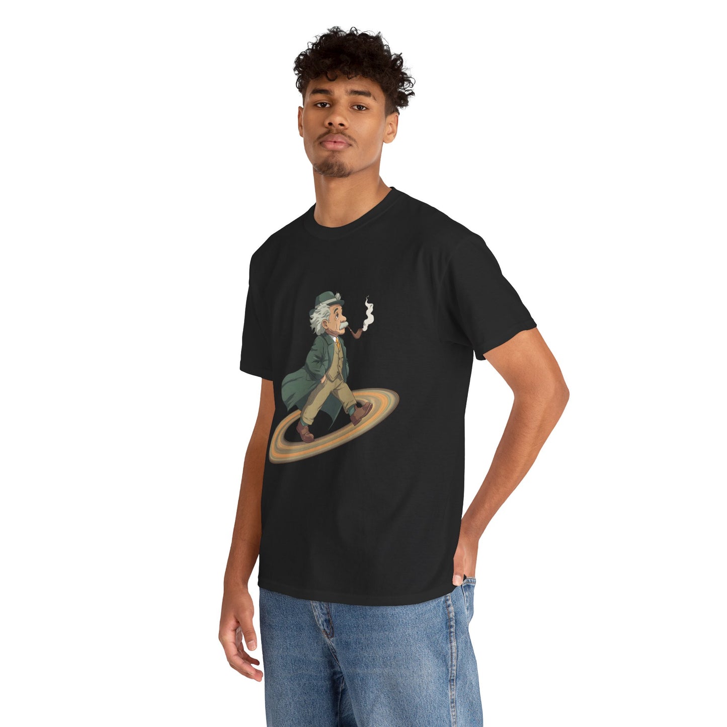 Einstein On Saturn Graphic Tee