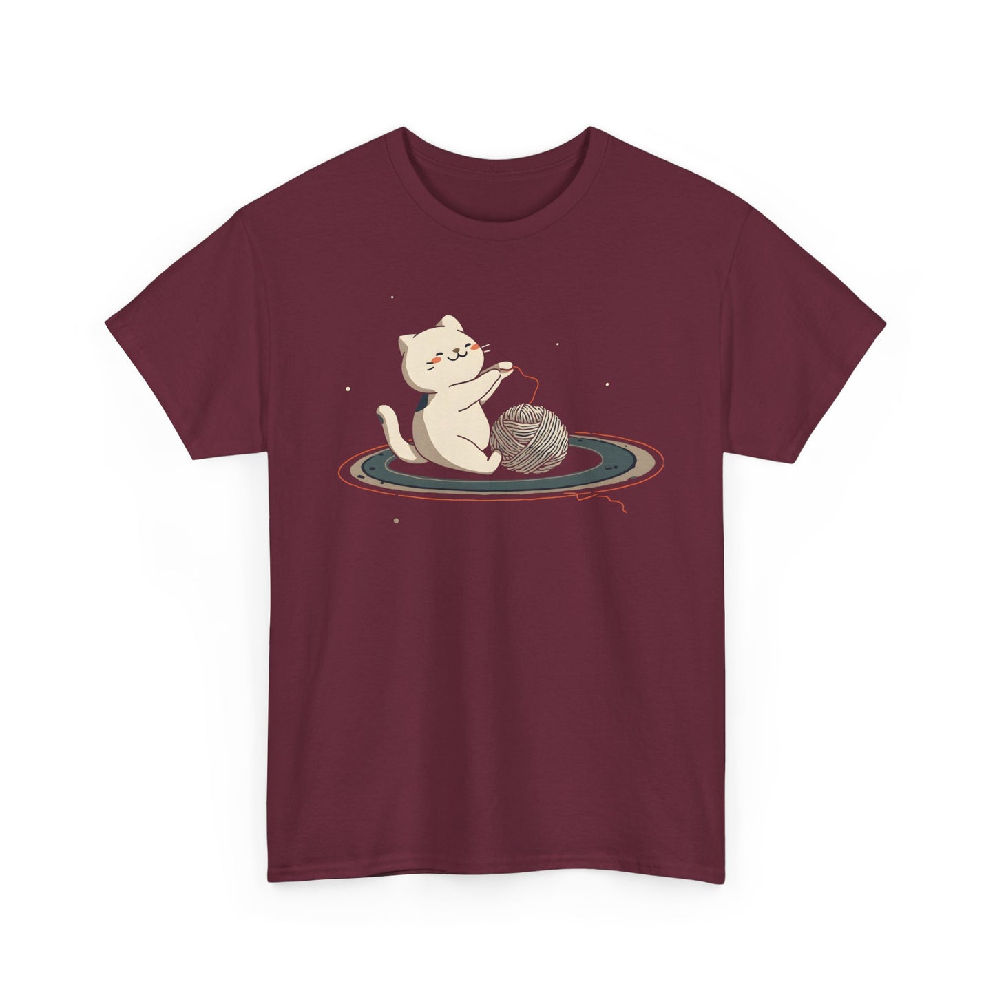 Cat On Saturn Graphic Tee