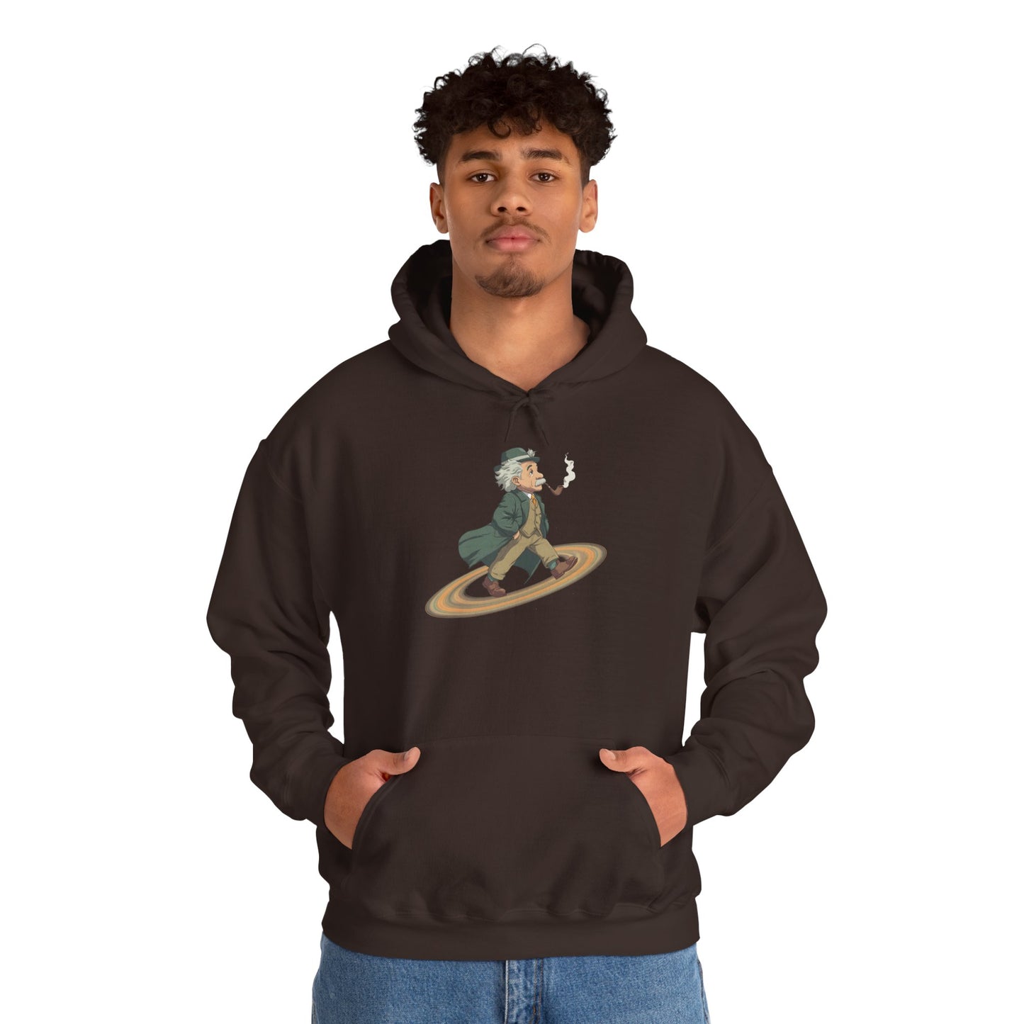Einstein on Saturn Hoodie