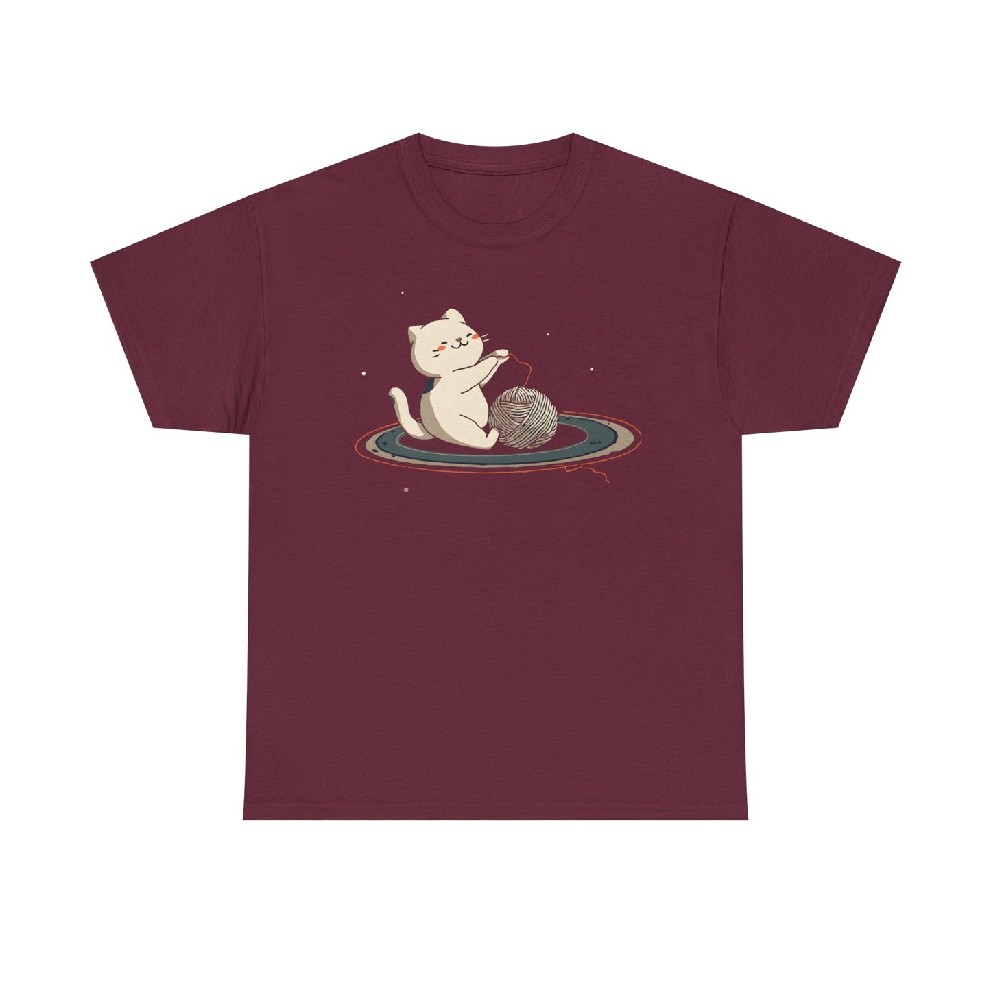 Cat On Saturn Graphic Tee