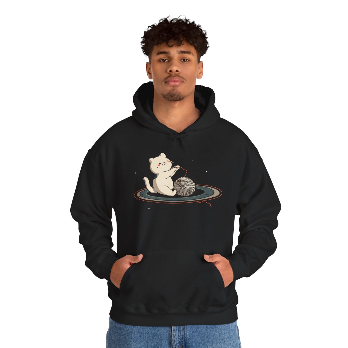 Cat on Saturn Hoodie