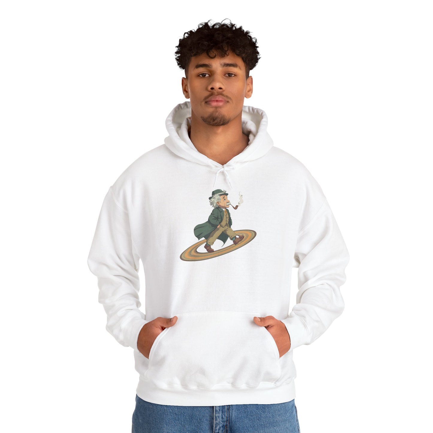 Einstein on Saturn Hoodie