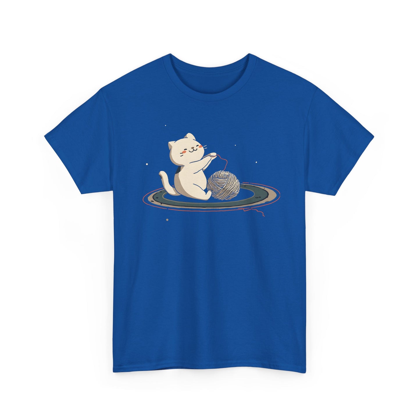 Cat On Saturn Graphic Tee