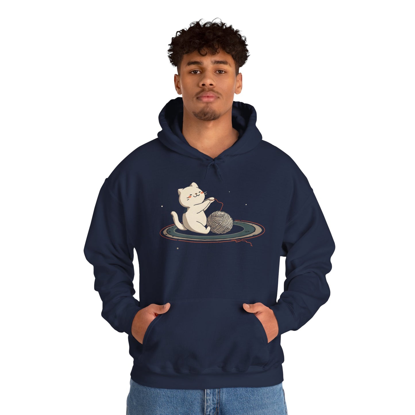 Cat on Saturn Hoodie