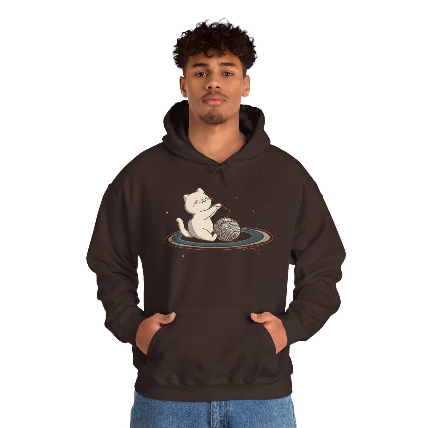 Cat on Saturn Hoodie