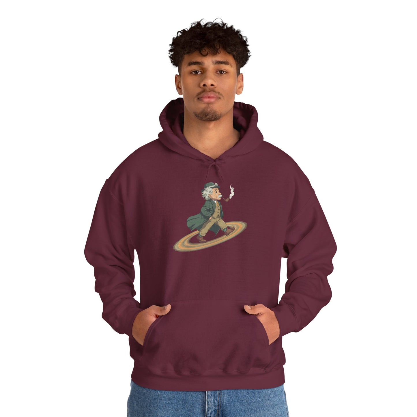 Einstein on Saturn Hoodie