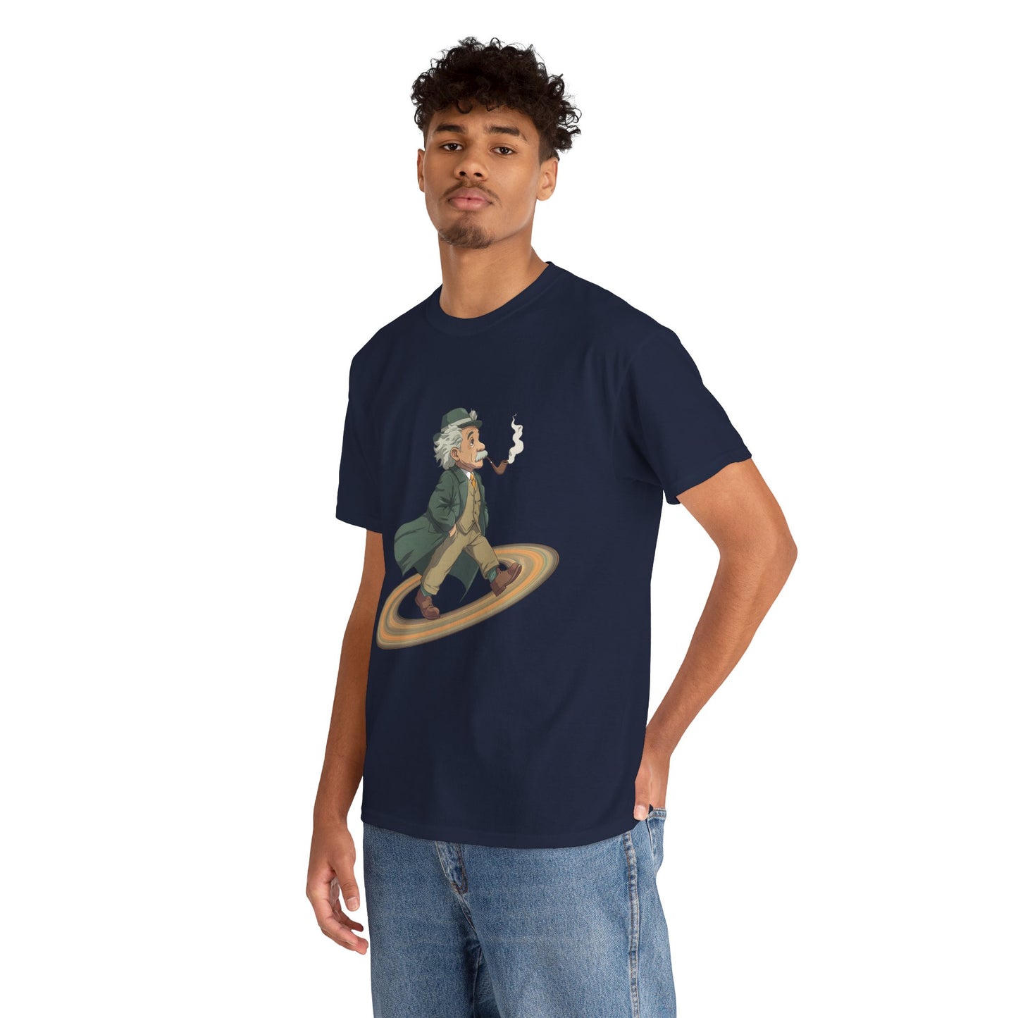 Einstein On Saturn Graphic Tee