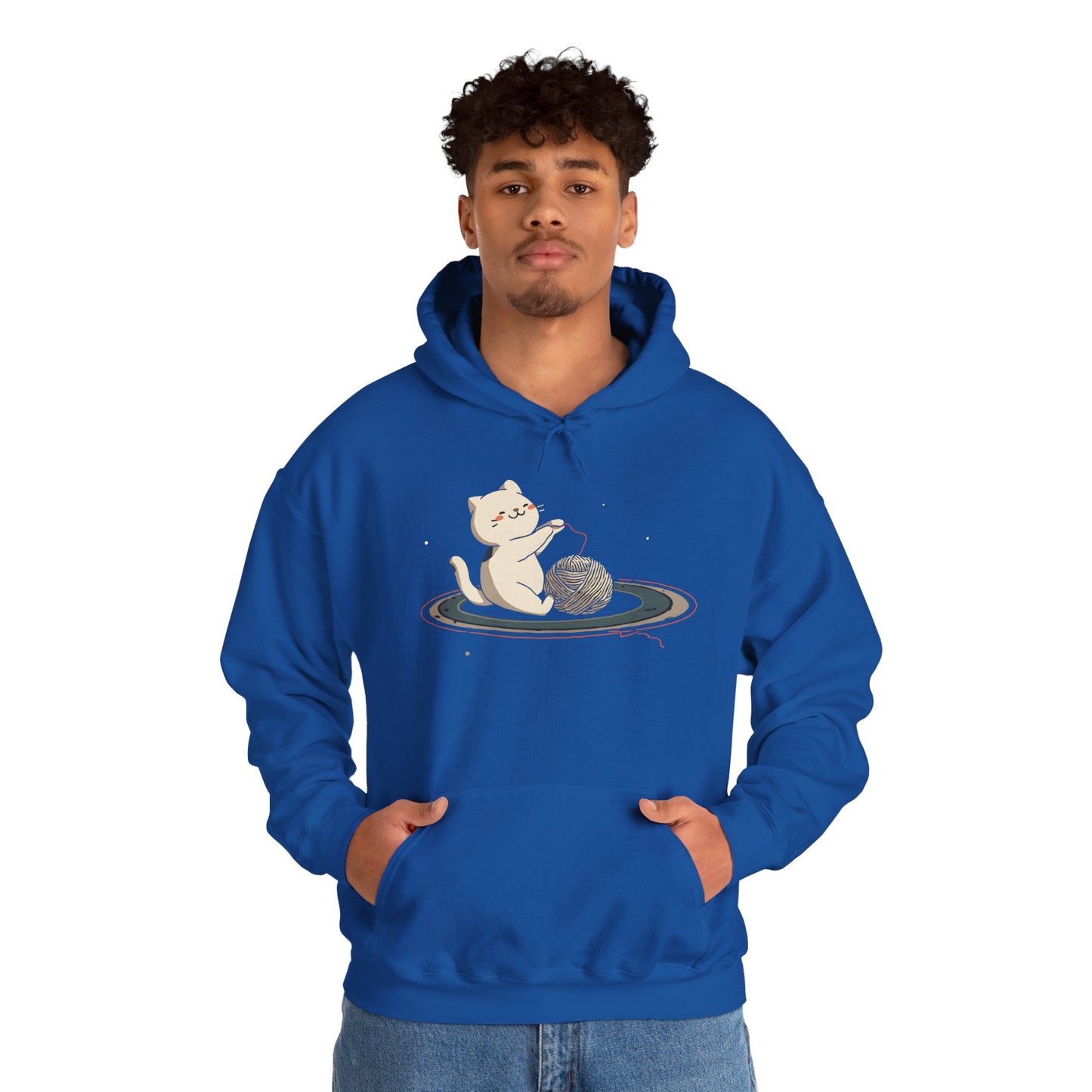 Cat on Saturn Hoodie