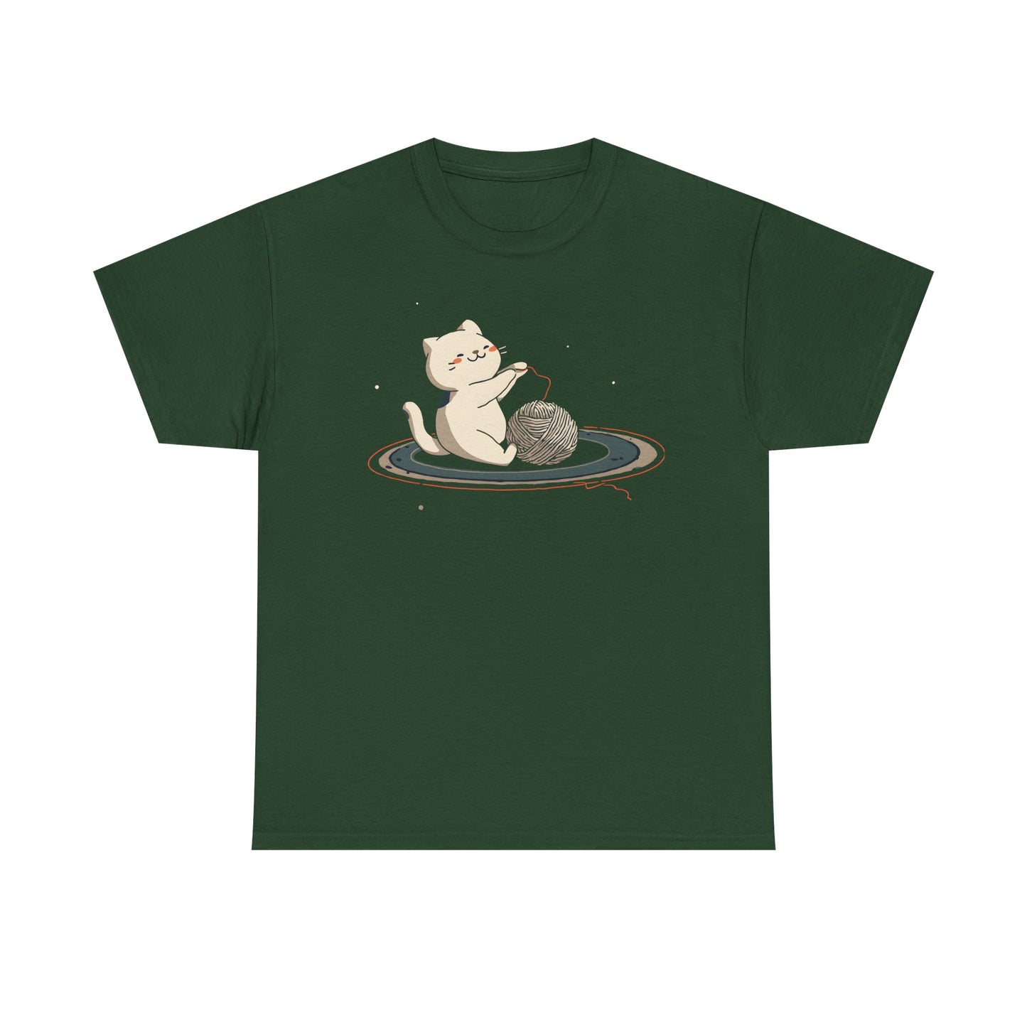 Cat On Saturn Graphic Tee