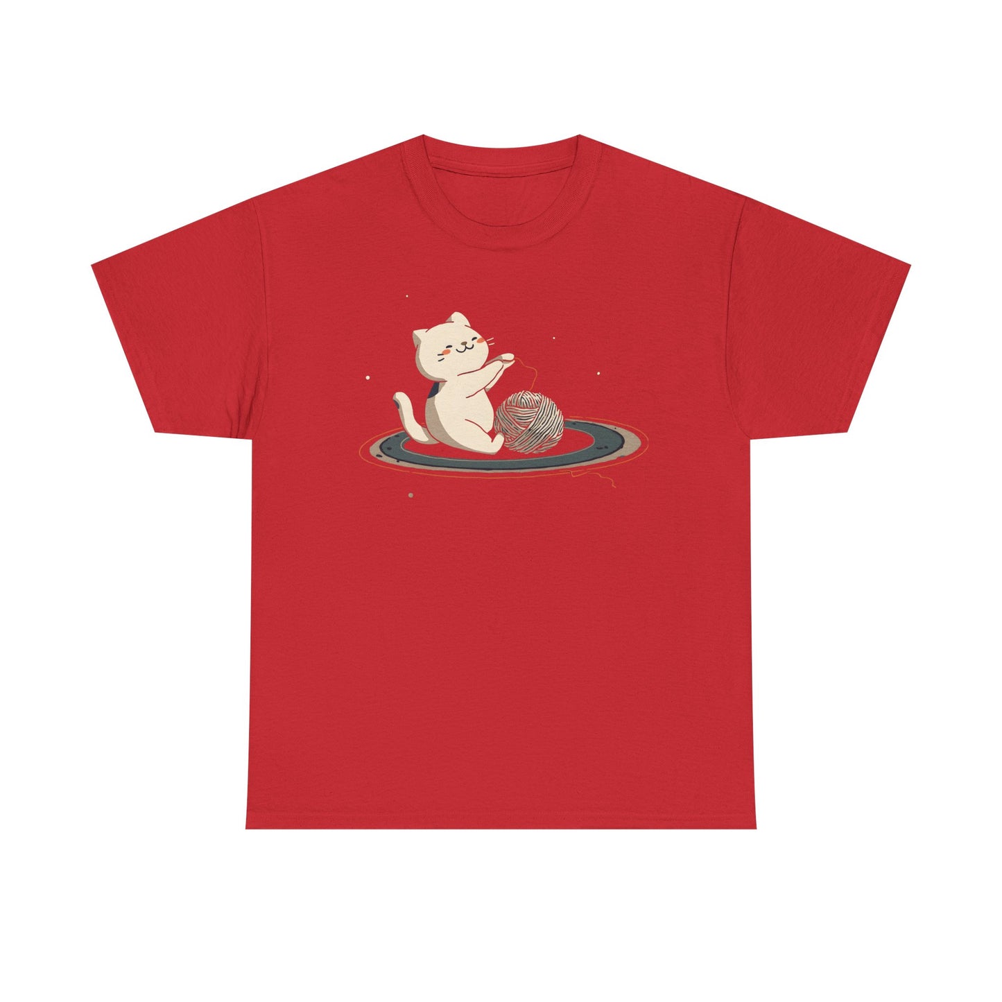 Cat On Saturn Graphic Tee