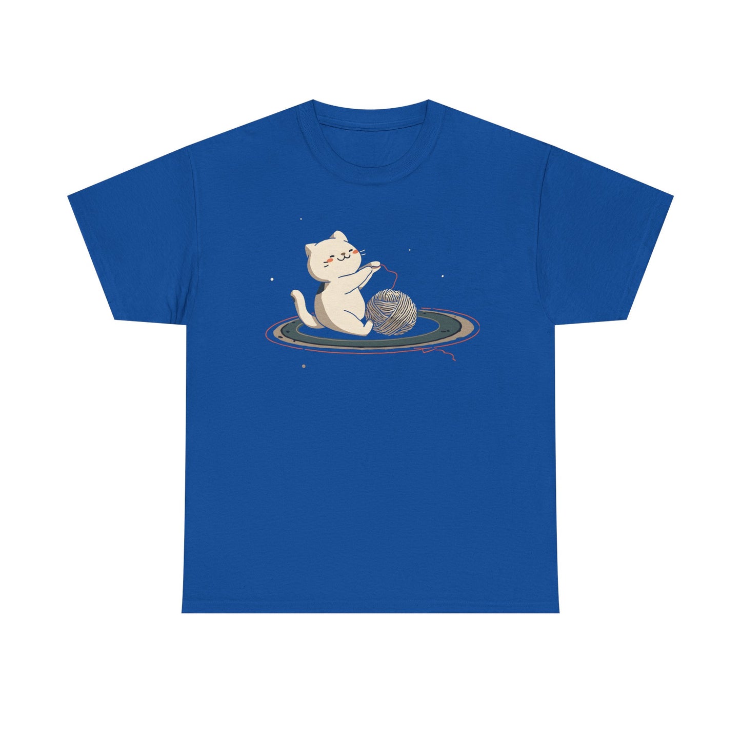 Cat On Saturn Graphic Tee
