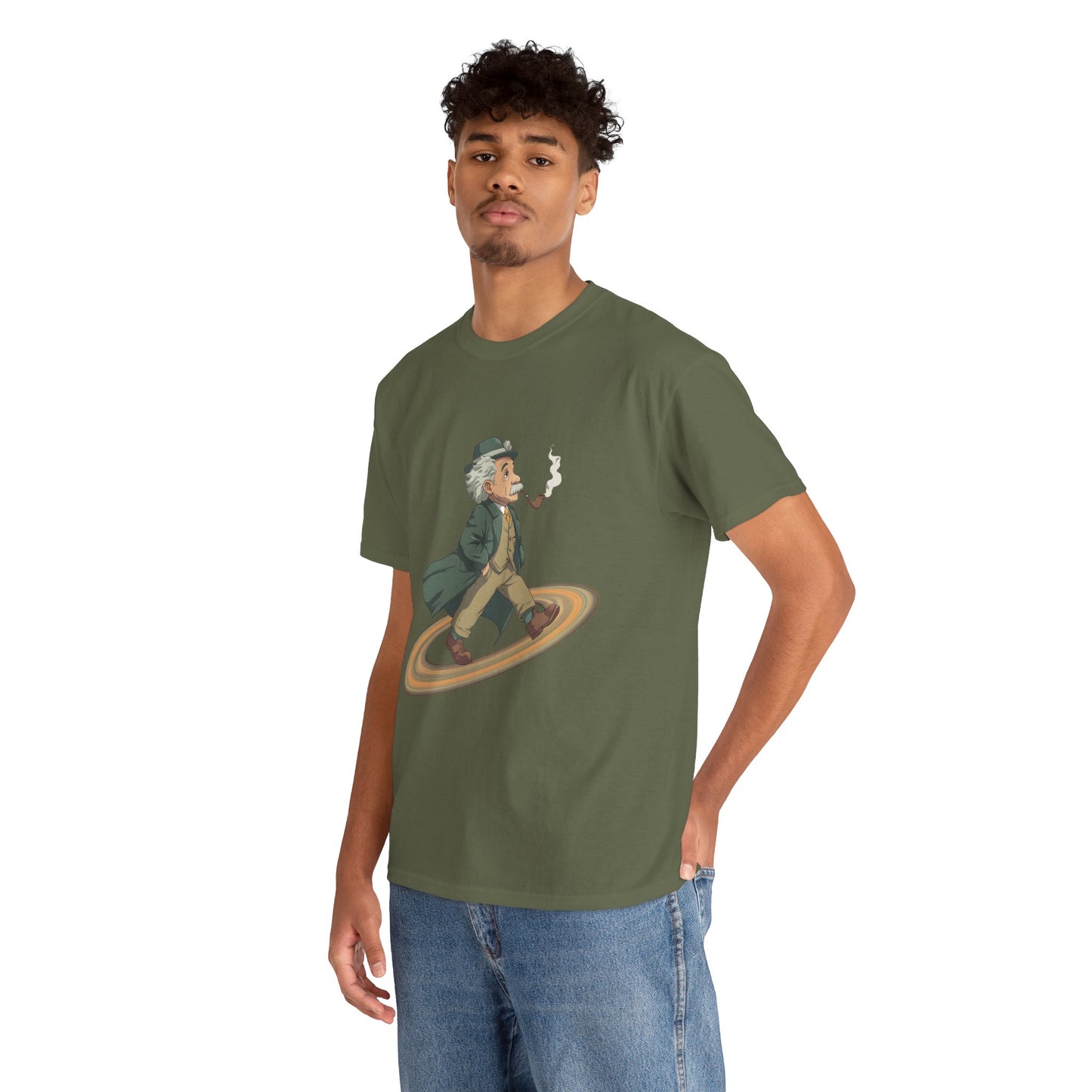 Einstein On Saturn Graphic Tee