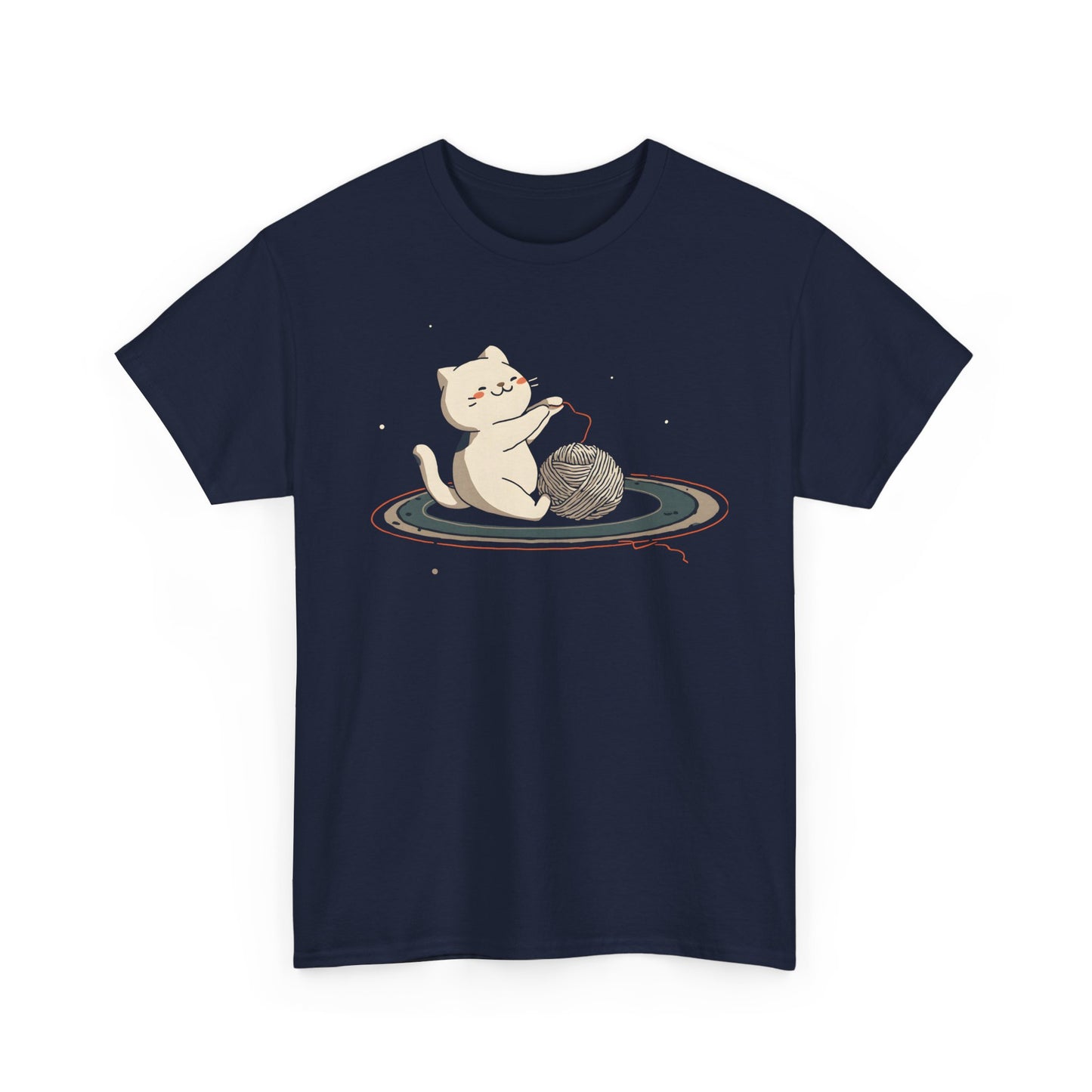 Cat On Saturn Graphic Tee