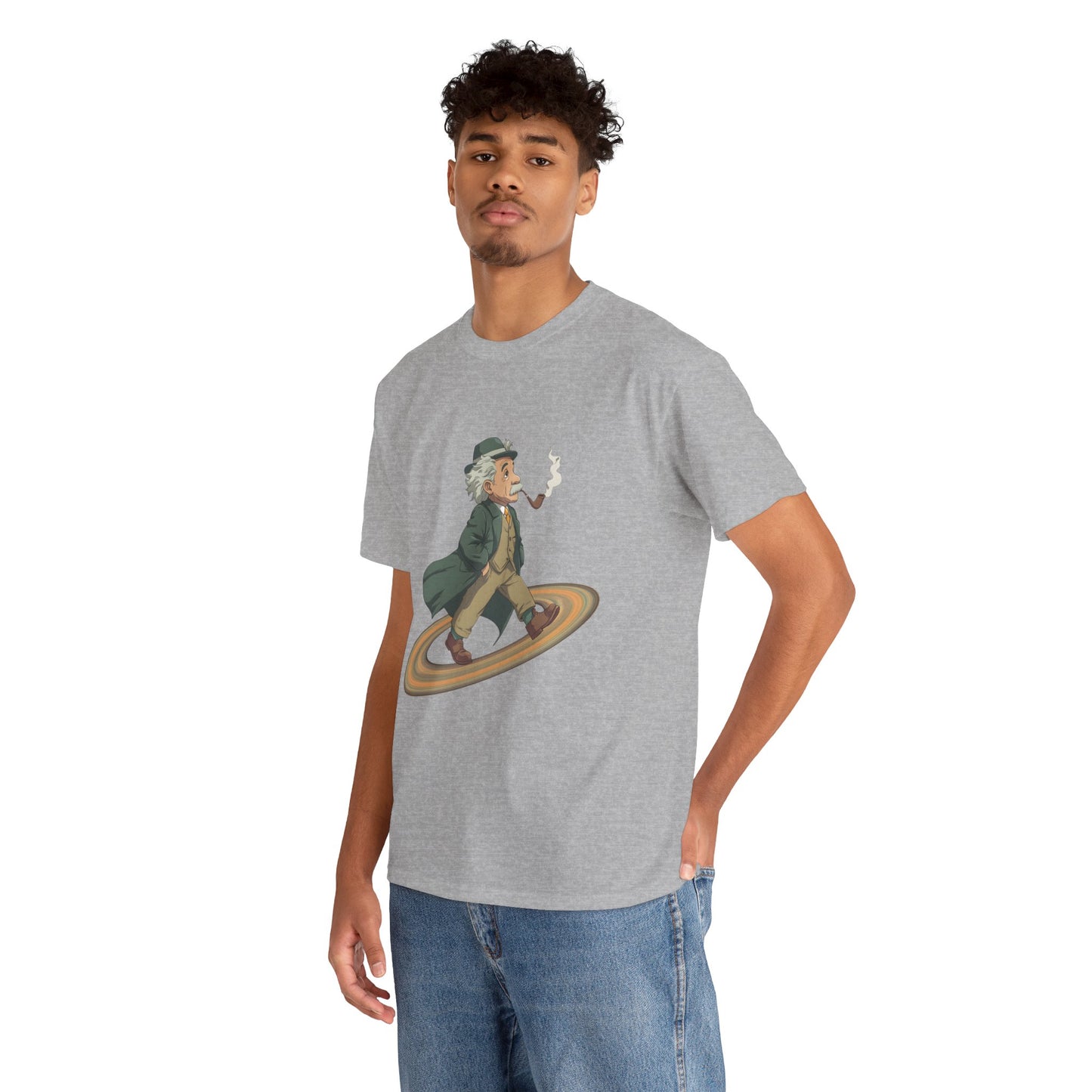 Einstein On Saturn Graphic Tee
