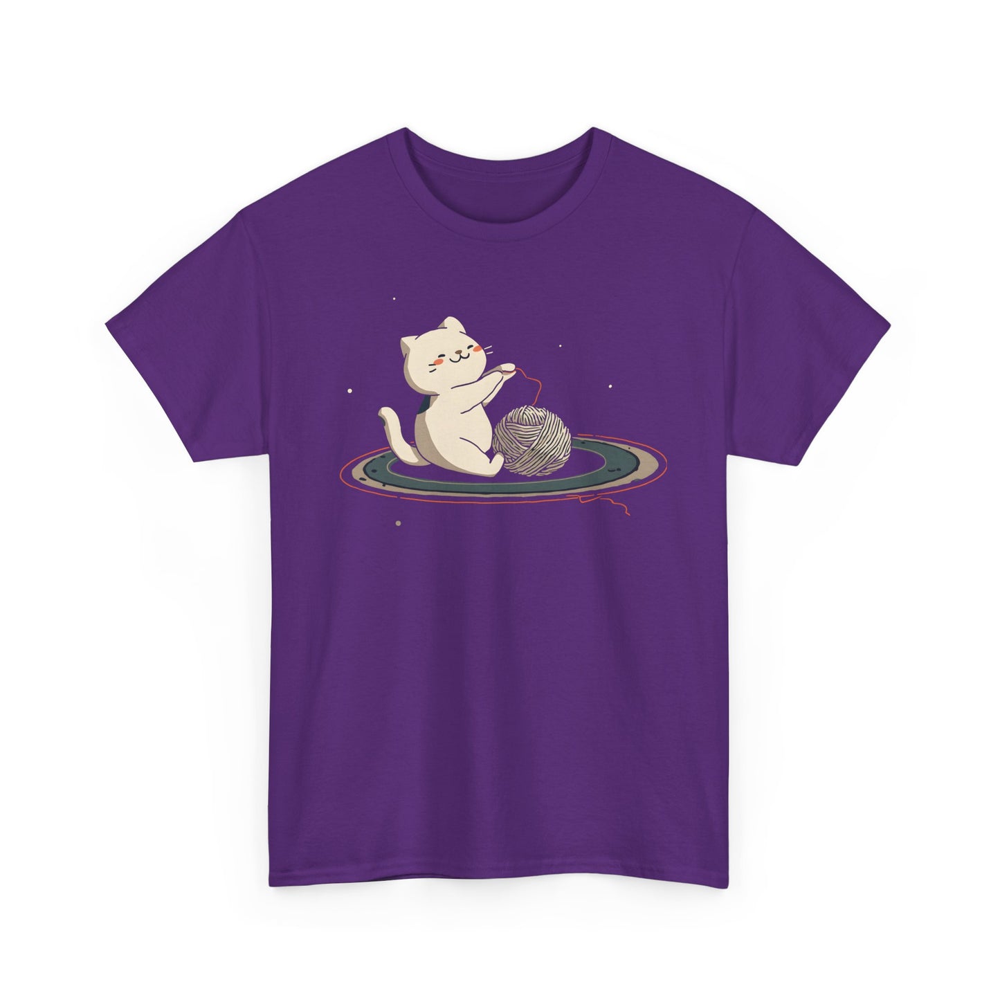 Cat On Saturn Graphic Tee
